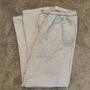 Garage Light Gray Wide Leg Sweatpants